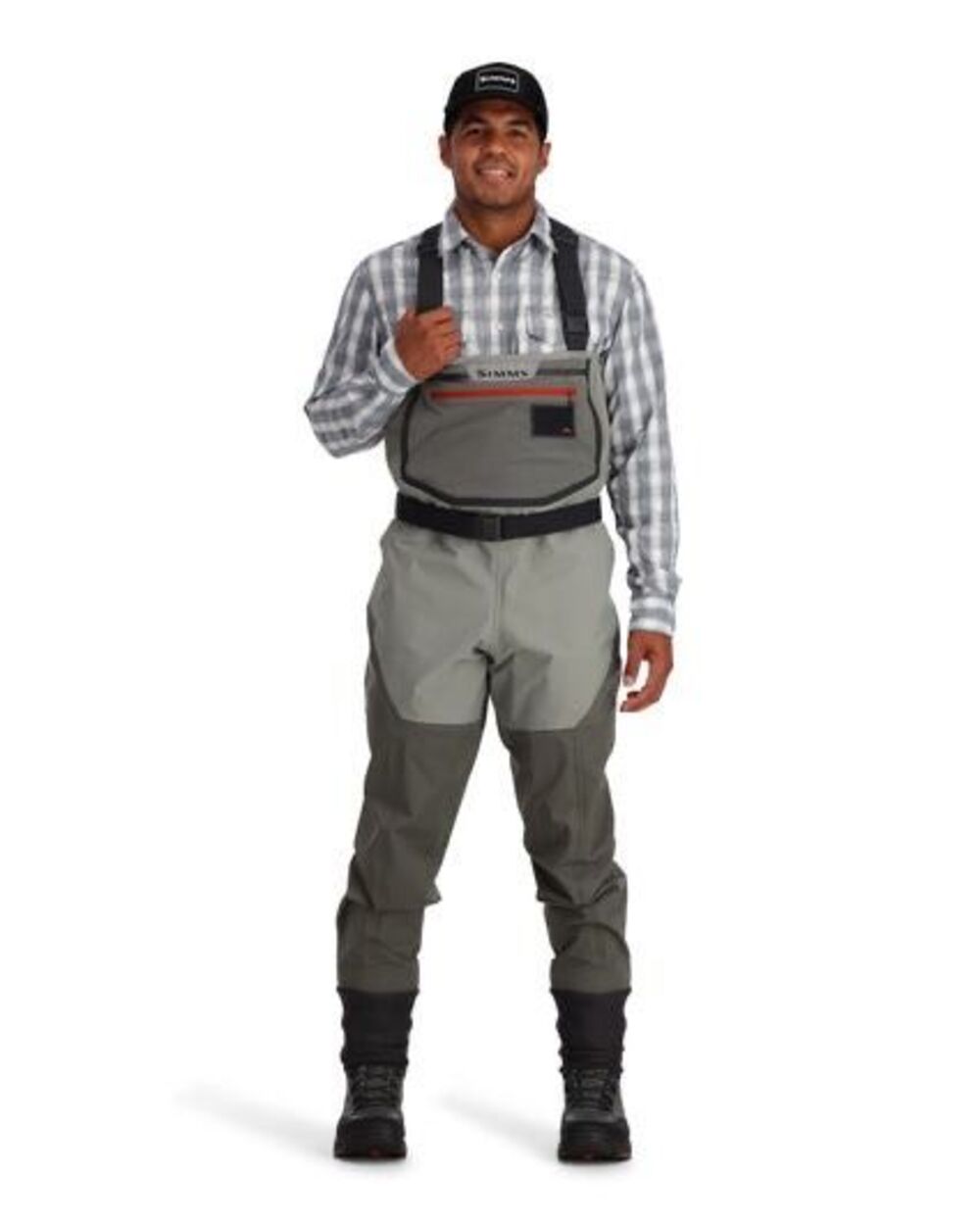 NWT Simms Freestone Stockingfoot Waders XXL 12-13 Smoke Fishing NEW